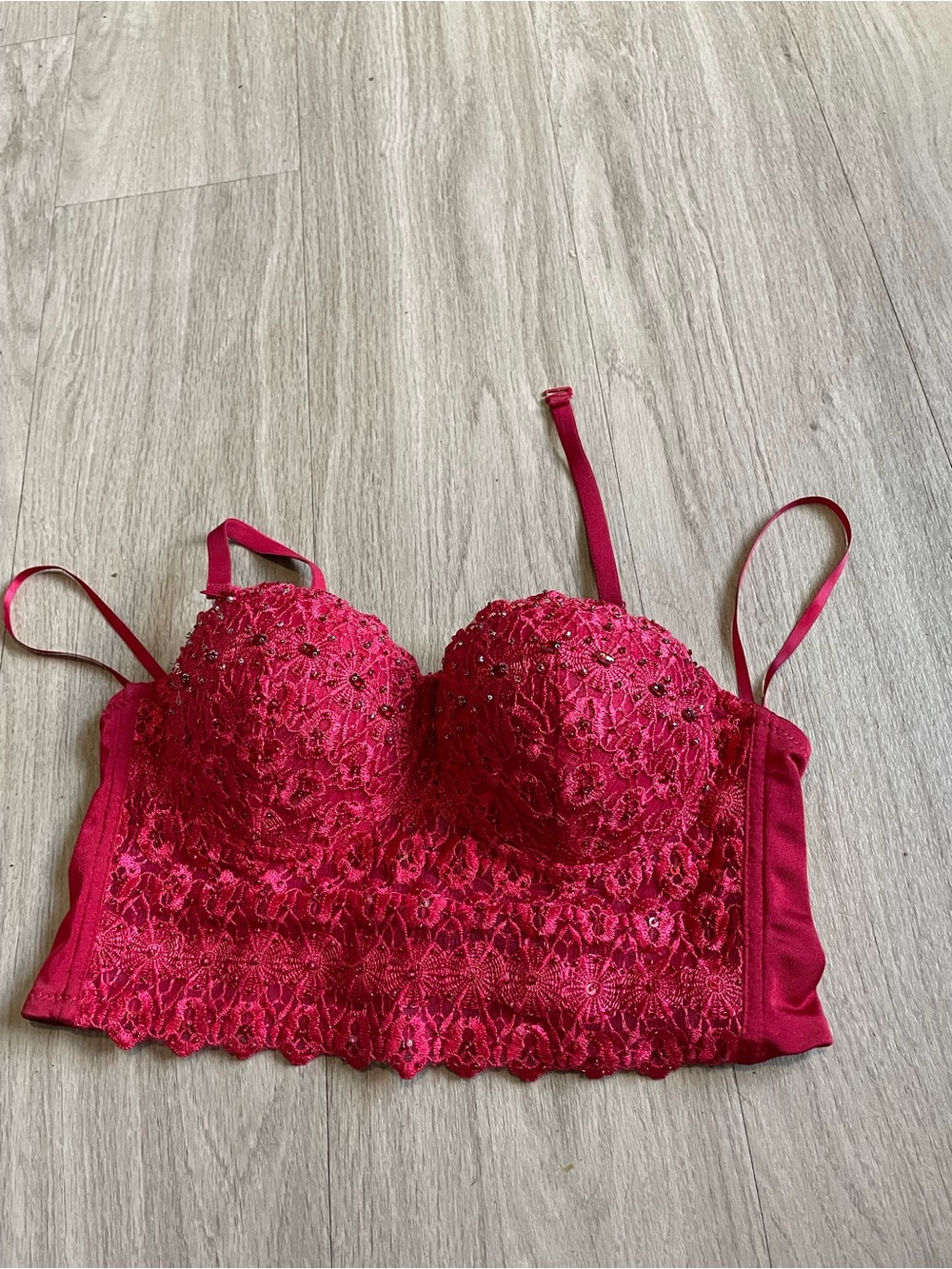 Windsor Lace Longline Crop Bralette